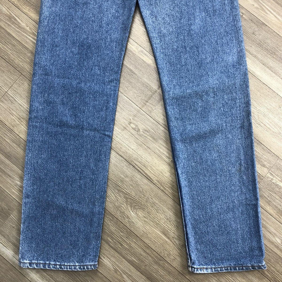 Levi's × Levi's Vintage Clothing 🇺🇸80’s Vintage Levis 501 #552 30x31 Straight Leg Blue Jeans Size US 29 - 17 Thumbnail