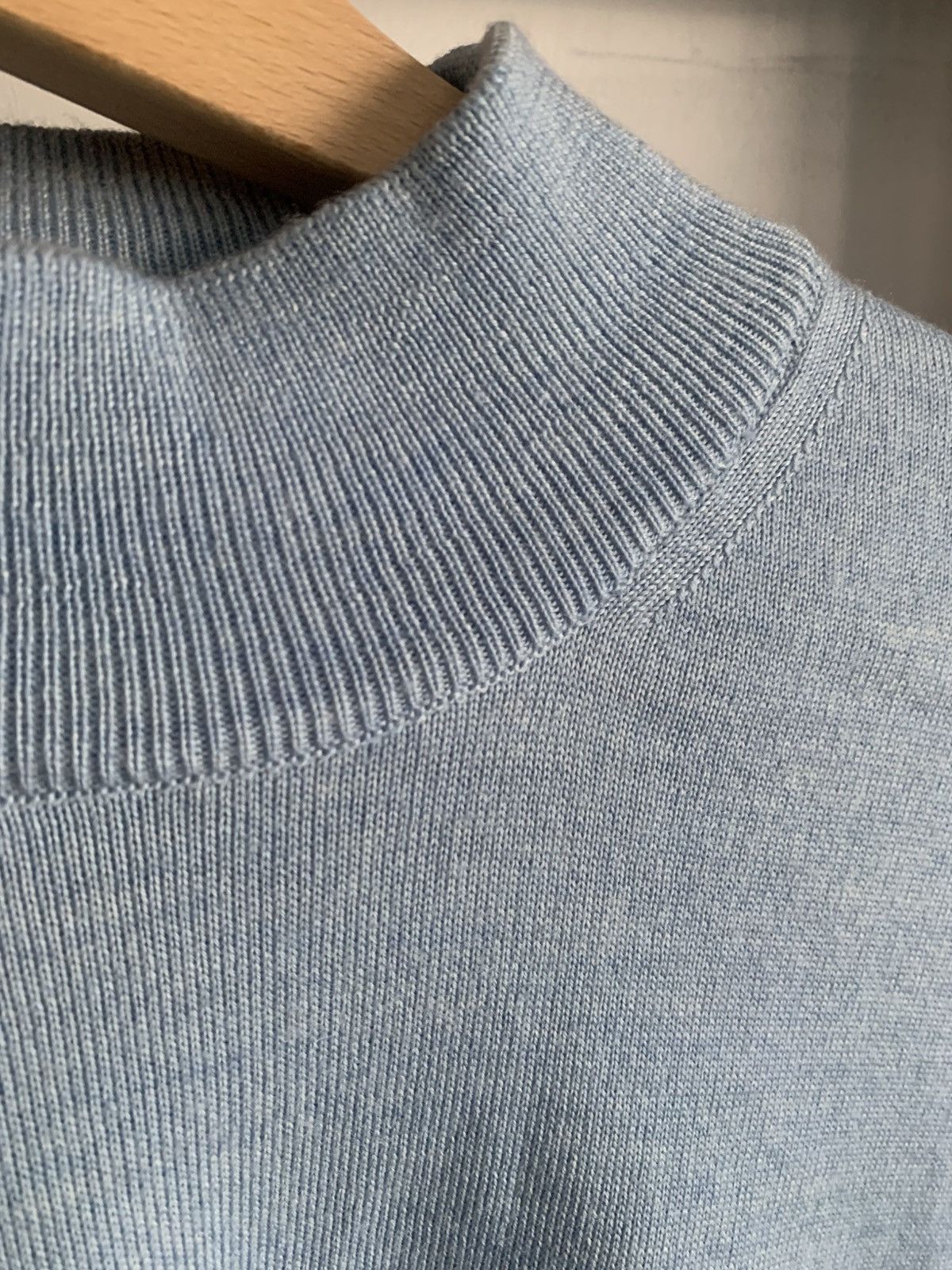 Other Luxury Bottega del Cachemire Merino Wool Turtleneck Sweater Size US L / EU 52-54 / 3 - 3 Thumbnail