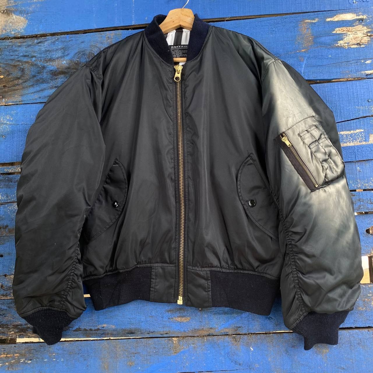Vintage Vintage Easyrise reversible Bomber Jacket sun faded Size US L / EU 52-54 / 3 - 2 Thumbnail