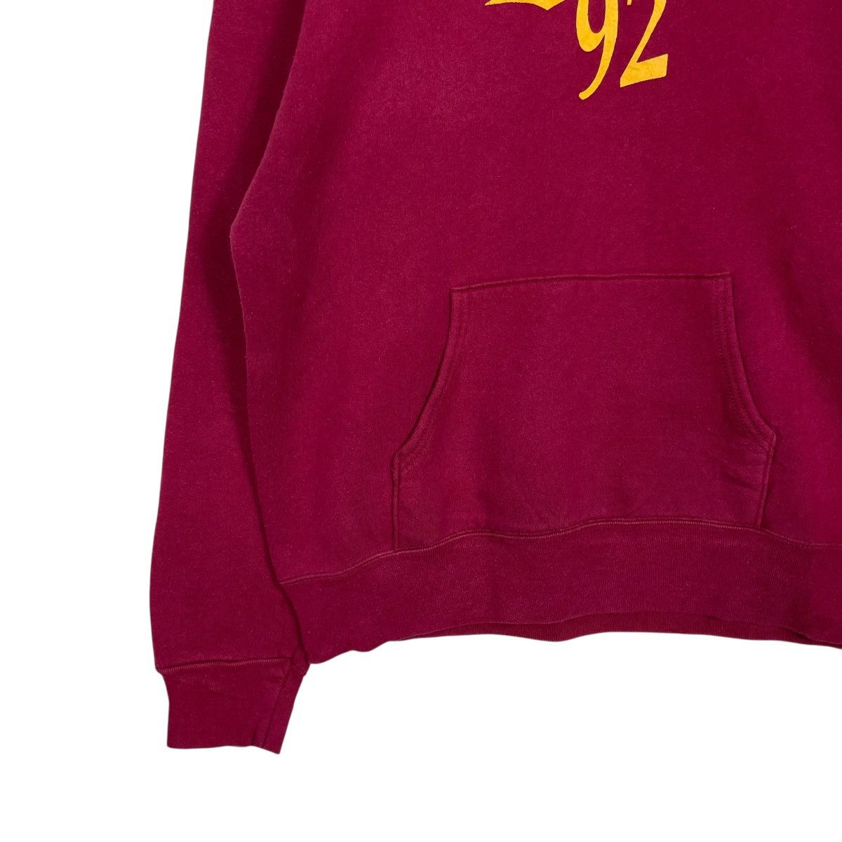 Fruit Of The Loom Vintage 90s Wovens 92 Pullover Hoodie Size US L / EU 52-54 / 3 - 3 Thumbnail