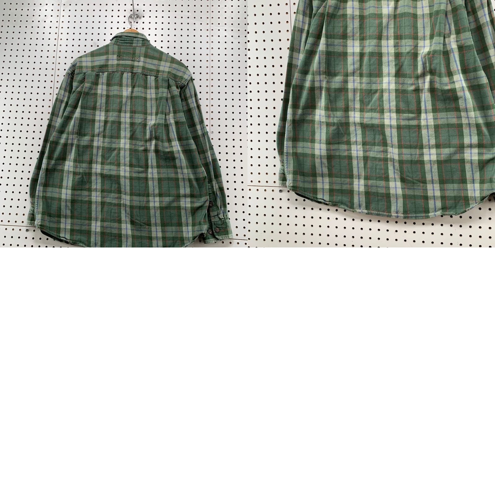 CO Duluth Trading Co Flannel Shirt Mens Large Green Plaid Heavyweight Outdoor Shirt Size US L / EU 52-54 / 3 - 9 Thumbnail