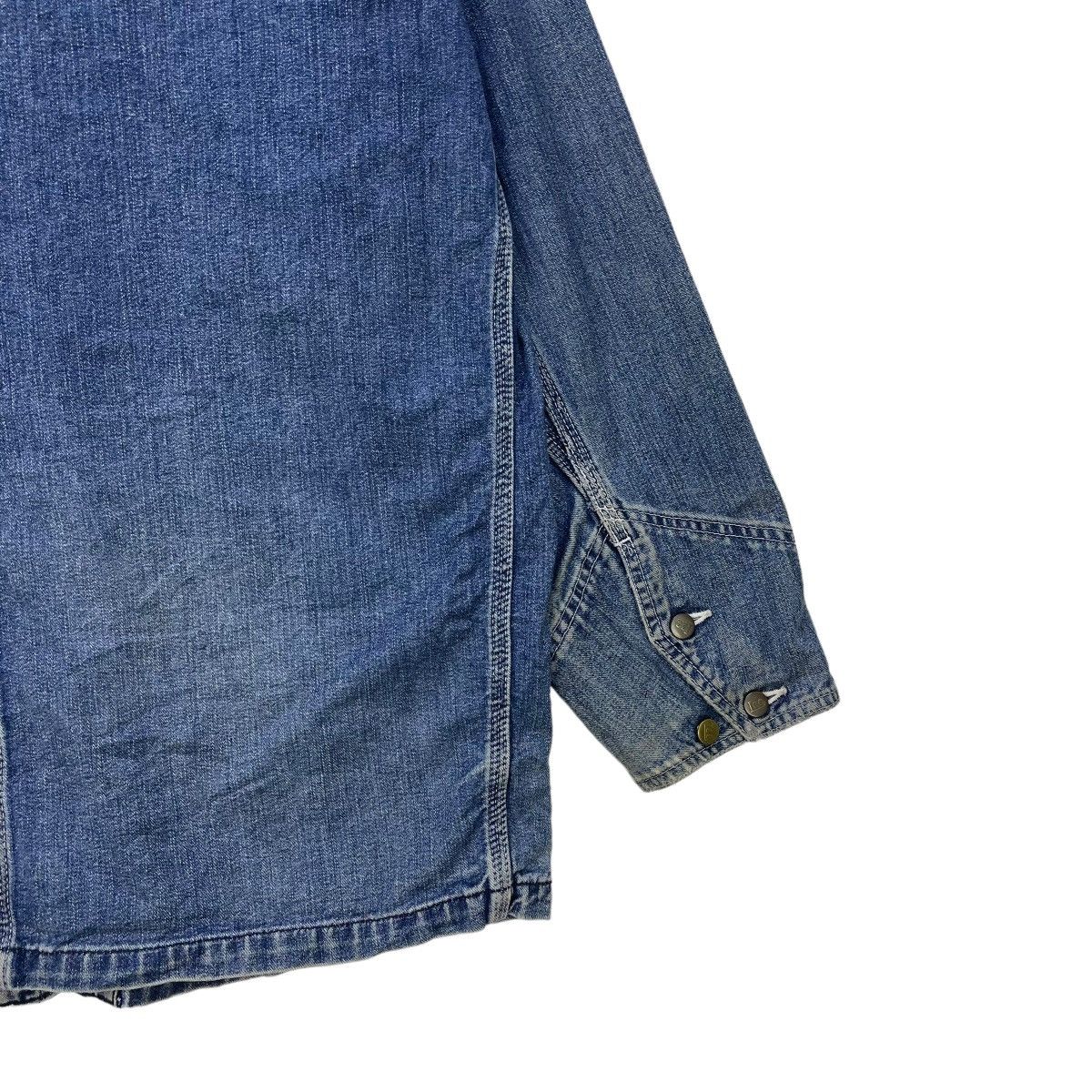 Lee 🔥Vintage 90s Lee Union Made Denim Chore Jacket Size US L / EU 52-54 / 3 - 6 Thumbnail