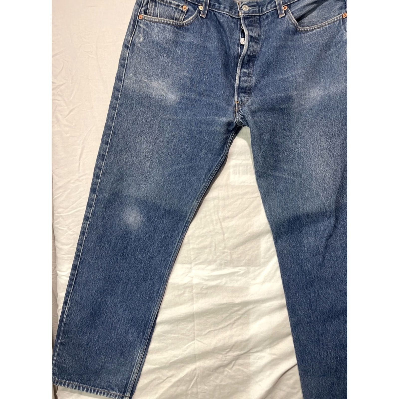 Levi's VINTAGE Levi's 501 Jeans Mens 38x30 Denim Pants Button Fly Red Tab Y2K Size US 38 / EU 54 - 3 Thumbnail
