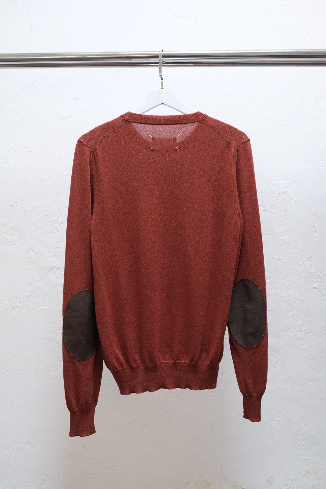 Maison Margiela Maison Margiela 14 SS16 Elbow Patch Cotton Knit Sweater Size US M / EU 48-50 / 2 - 1 Thumbnail