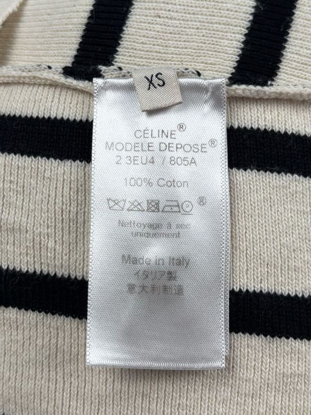 Celine Phoebe Philo Era Multicolor Striped Sweater Size XS / US 0-2 / IT 36-38 - 14 Thumbnail