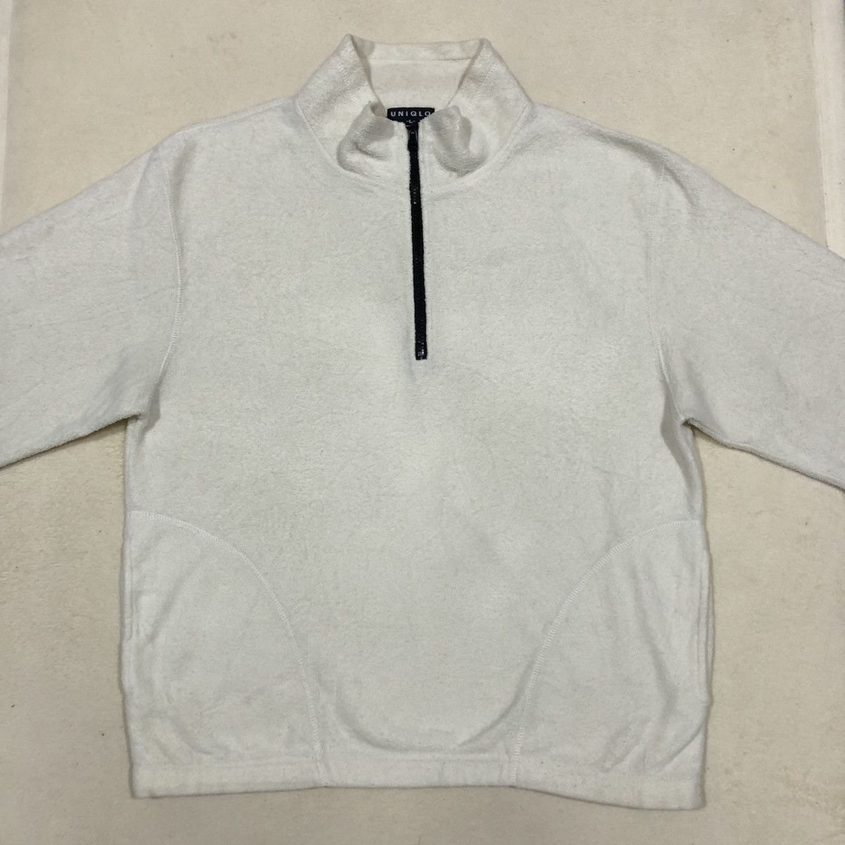 Japanese Brand × Uniqlo Japanese Brand UNIQLO Fleece Half Zipper Sweatshirt Size US L / EU 52-54 / 3 - 1 Thumbnail