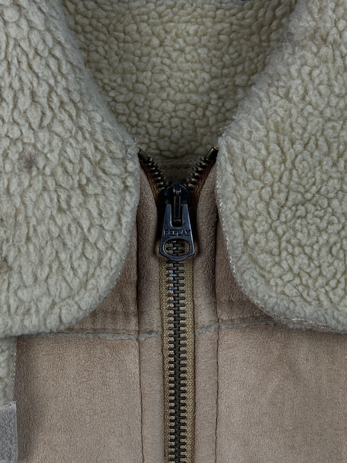 Replay Replay Vintage Italian Sheepskin Jacket Women’s Size Small Size S / US 4 / IT 40 - 12 Thumbnail