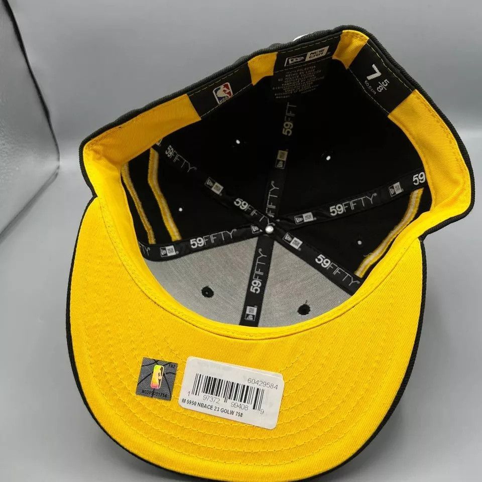 New Era Golden State Warriors Hat Men 7 5/8 59Fifty New Era Fitted Size ONE SIZE - 6 Thumbnail