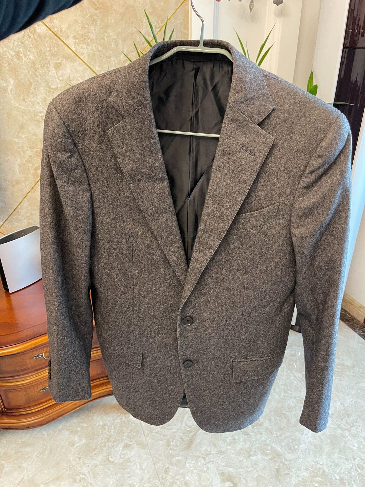 Ermenegildo Zegna Ermenegildo Zegna EZ Wool Suit 48 Classic Gray Size 48R - 1 Thumbnail