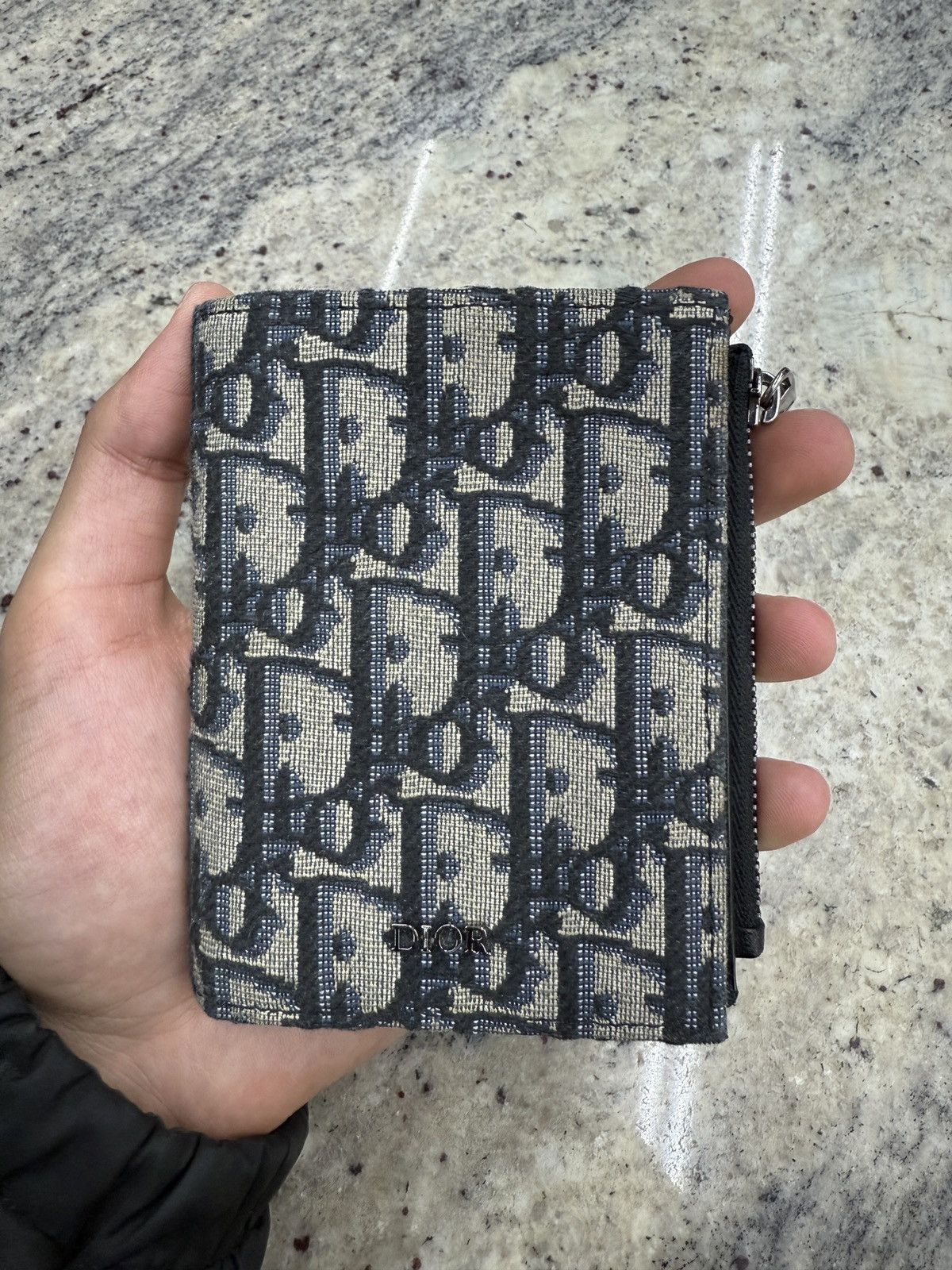 Dior Christian Dior Bitfold Wallet Beige Size ONE SIZE - 1 Thumbnail