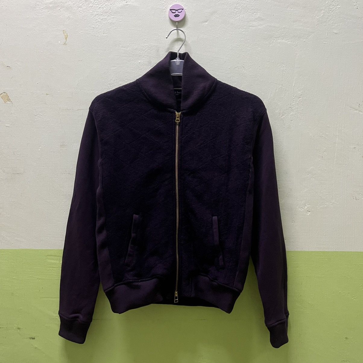Paul Smith Rare Paul Smith Jeans Dark Purple Bomber Jacket Size US XS / EU 42 / 0 - 1 Thumbnail