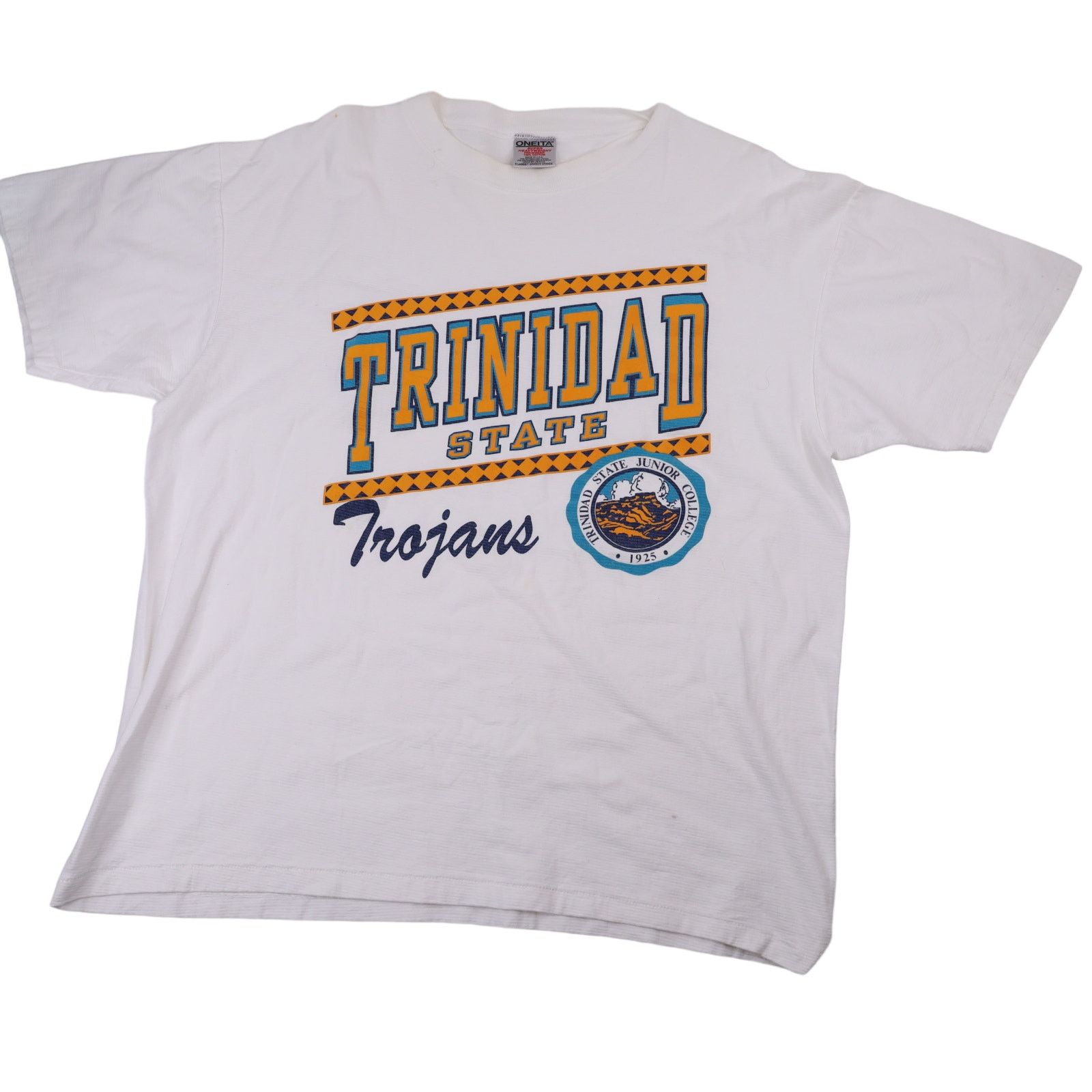 NCAA × Vintage Vintage Trinidad State Trojans Graphic T Shirt Size US XL / EU 56 / 4 - 1 Thumbnail