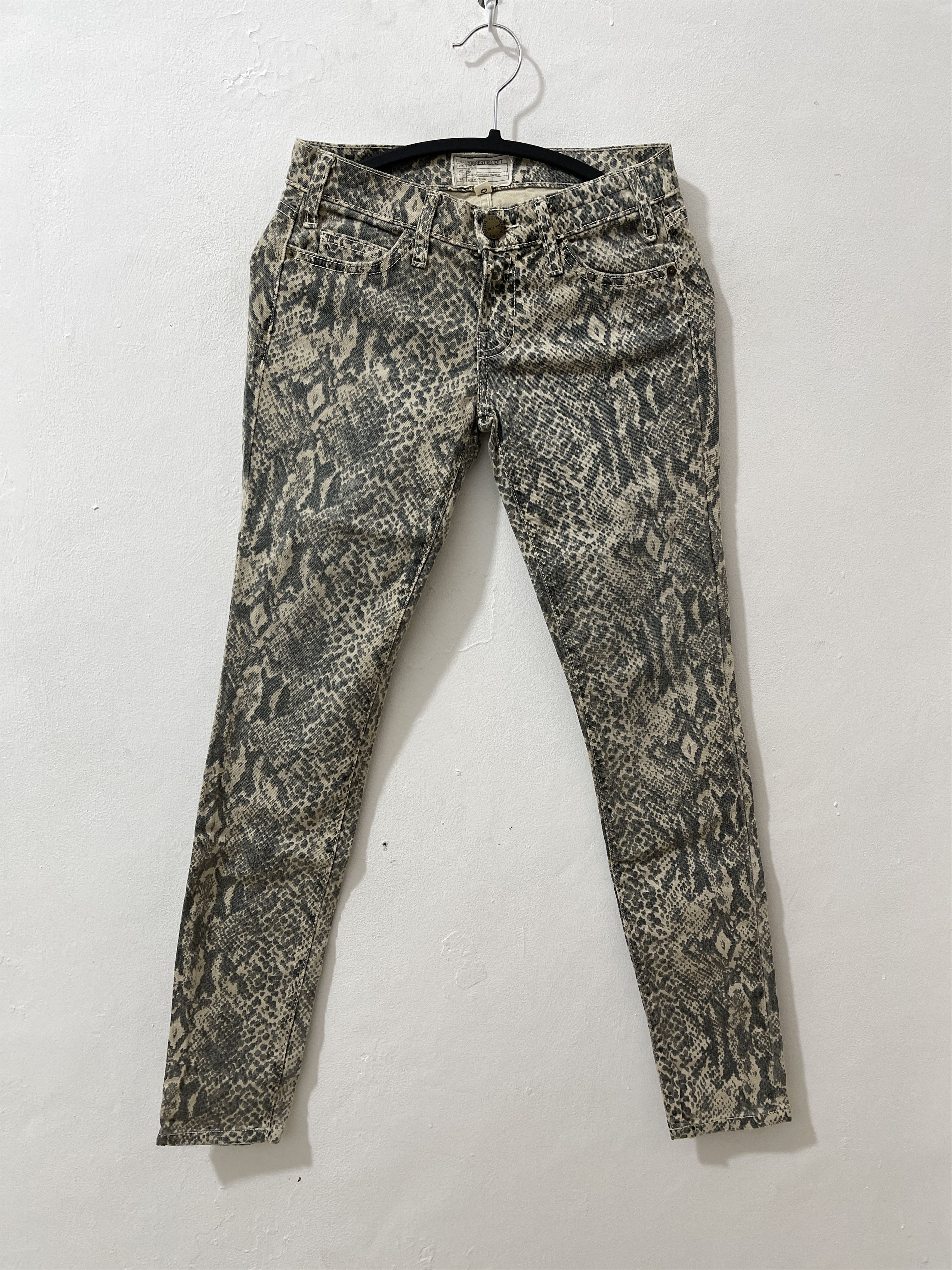 Current/Elliot Current/Elliot Archive Designer Snakeskin Pants Size US 27 - 1 Thumbnail