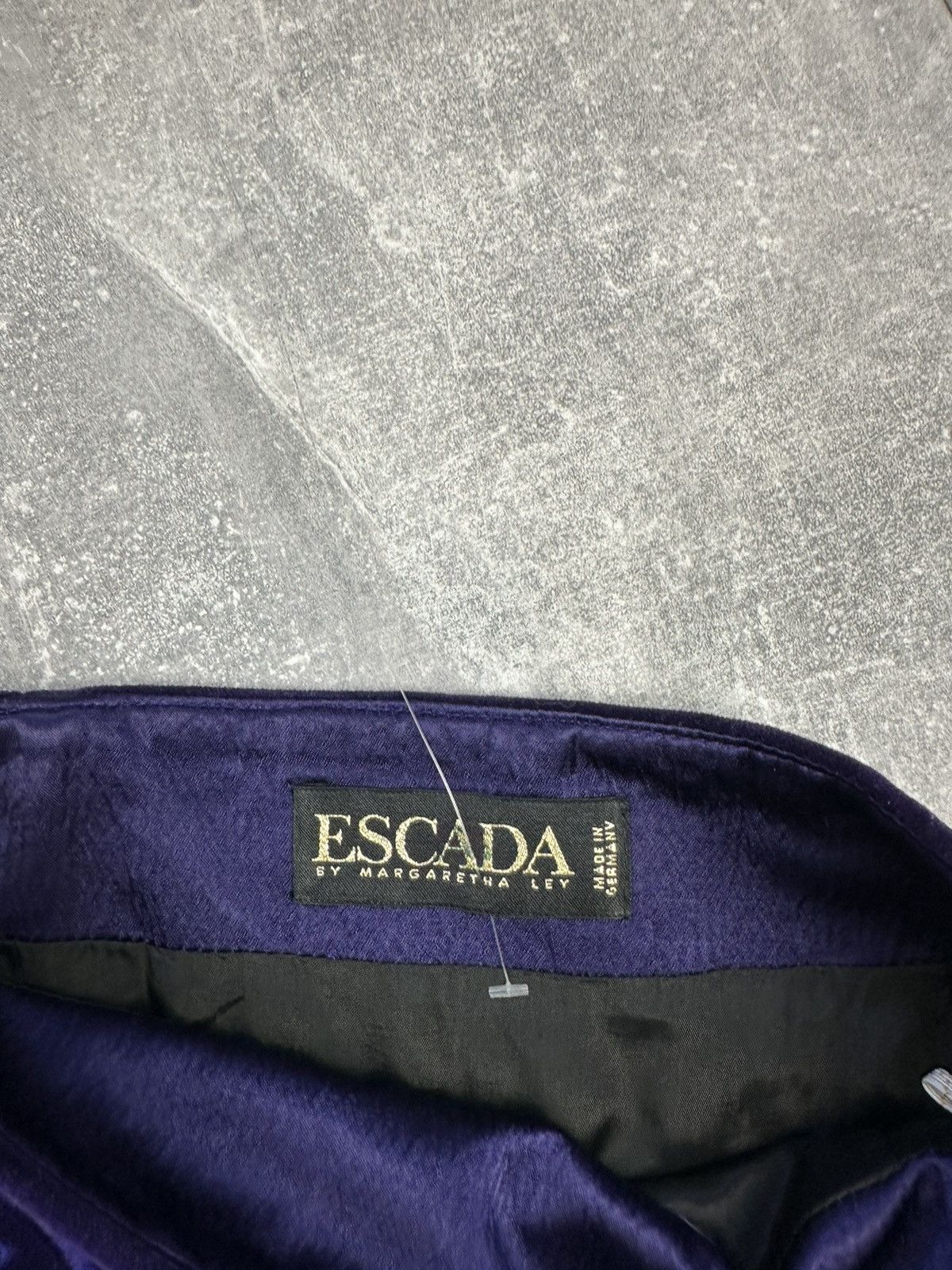 Escada Women’s Vintage Escada Luxury Flower Printed Skirt Size 30" / US 8 / IT 44 - 4 Thumbnail