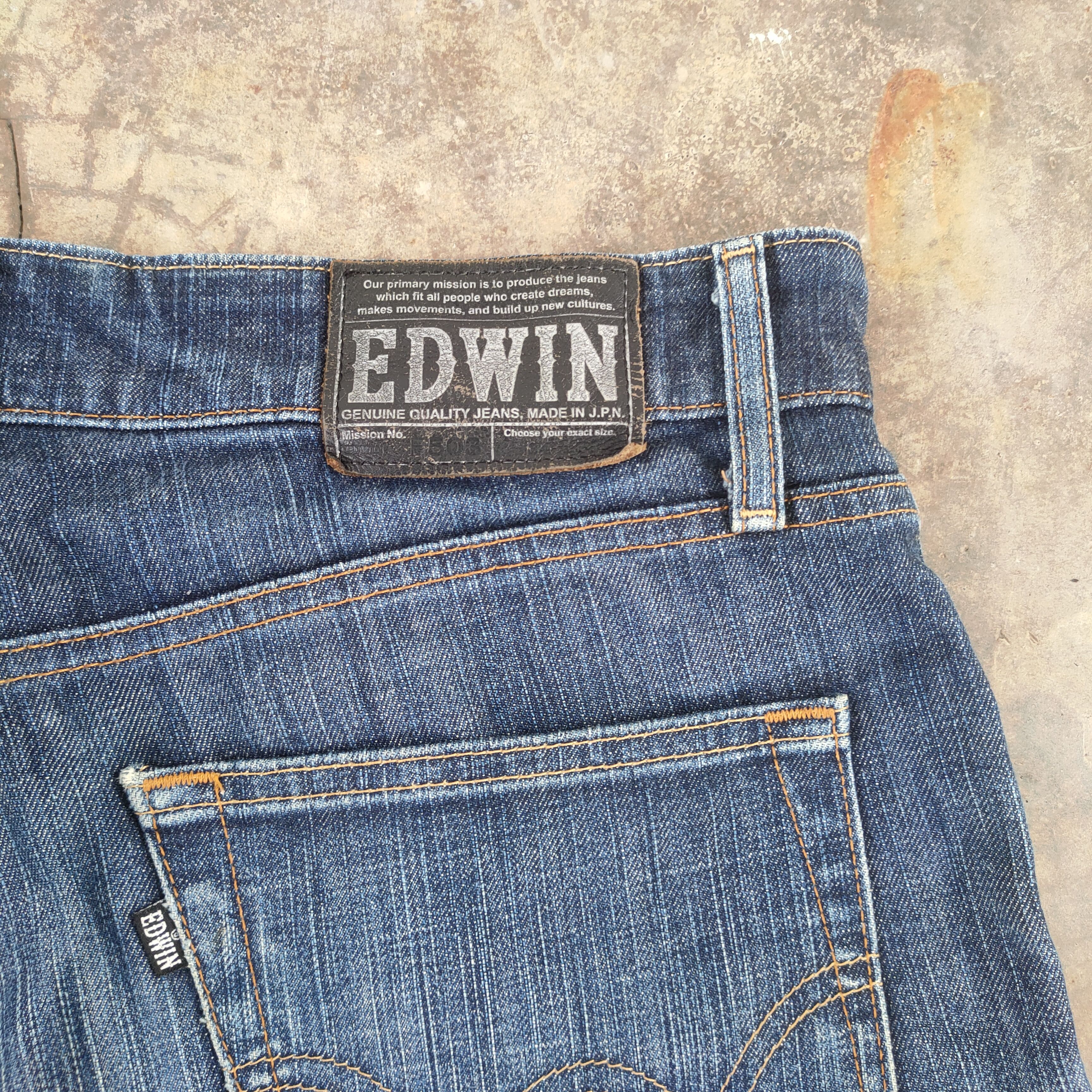 Edwin × Jean × Vintage W35 VINTAGE EDWIN FADED JEAN DENIM PANTS Size US 35 - 12 Thumbnail