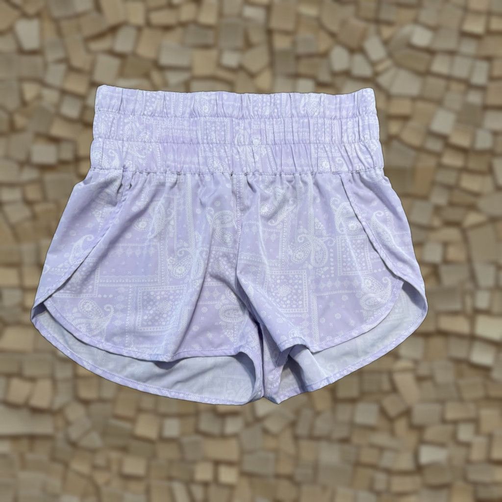 Vintage **Vanilla Star White Women's Large Purple Athletic Shorts High Rise** User: **Vanilla Star White Women's Size Large Purple Athletic Shorts High Rise** Size 36" / US 14 / IT 50 - 1 Thumbnail
