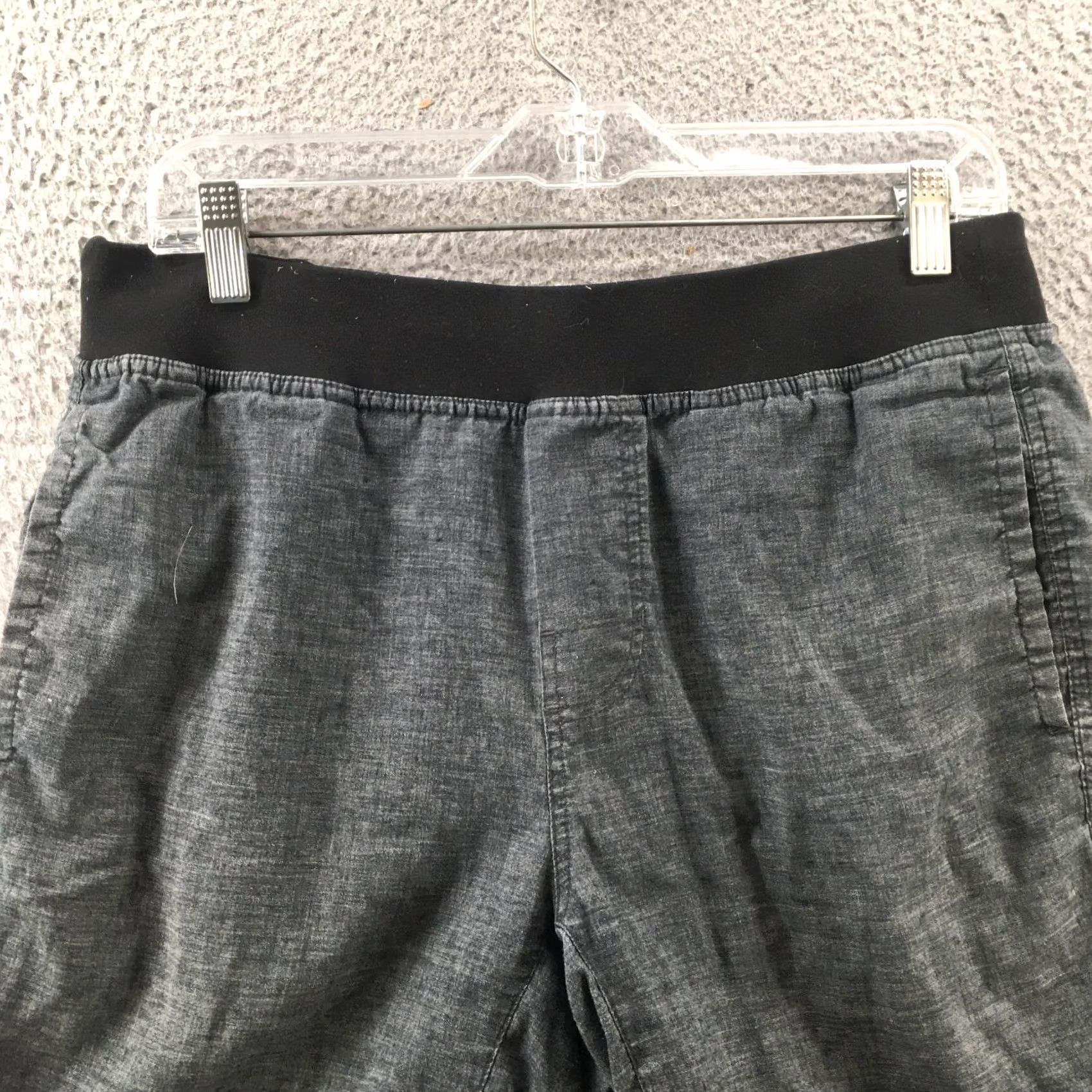 Prana Prana Chino Shorts Mens S Gray Mid Rise Flat Front Pull On Pocket 31x10 Shorts Size US 29 - 2 Thumbnail