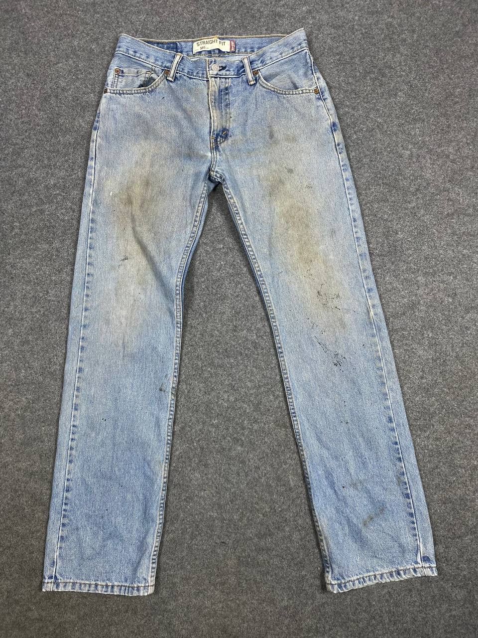 Levi's vintage levis 505 straight fit dirty denim nice design Size US 32 / EU 48 - 6 Thumbnail