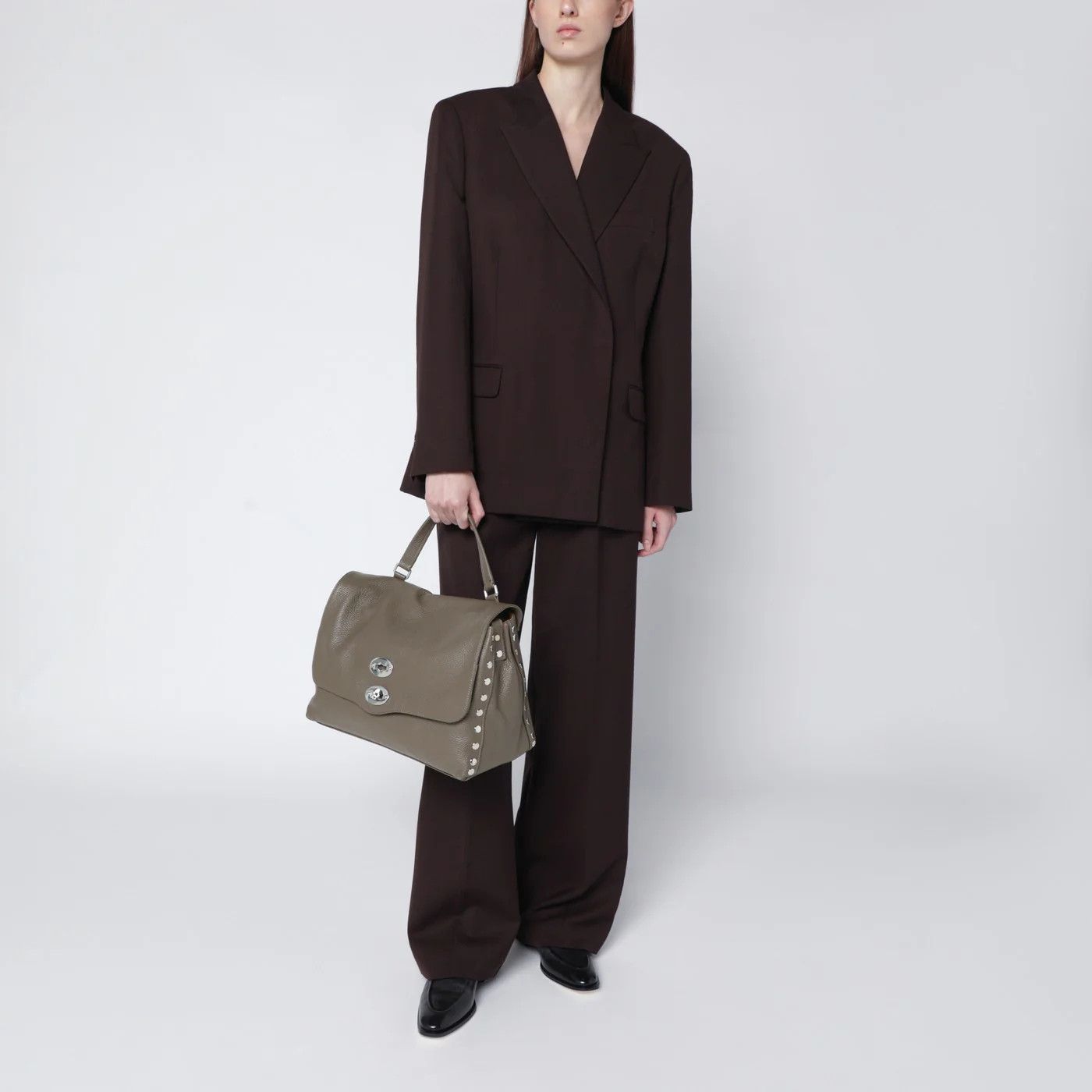 Zanellato o1d2blof0526 Size: OS / Postina Medium Bag in Grey Size ONE SIZE - 2 Thumbnail