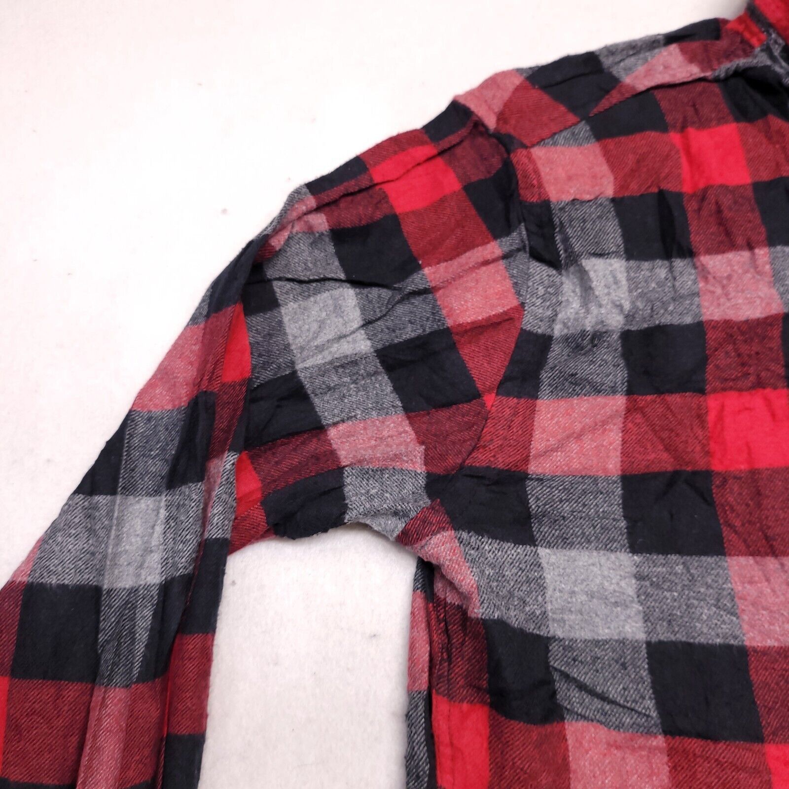Croft & Barrow Croft & Barrow Gingham Flannel Shirt Mens Size Medium M Red Size US M / EU 48-50 / 2 - 4 Thumbnail