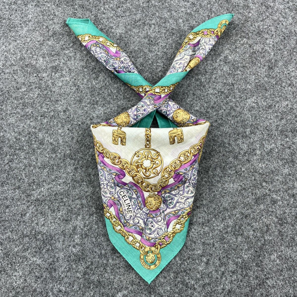 Celine Celine Handkerchief / Bandana / Neckerchief B701 Size ONE SIZE - 3 Thumbnail