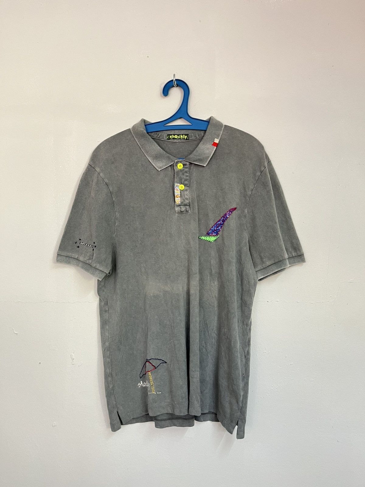 Japanese Brand 💥Fast Sales💥 Shockly Reconstructed Polo Tee Size US L / EU 52-54 / 3 - 1 Thumbnail