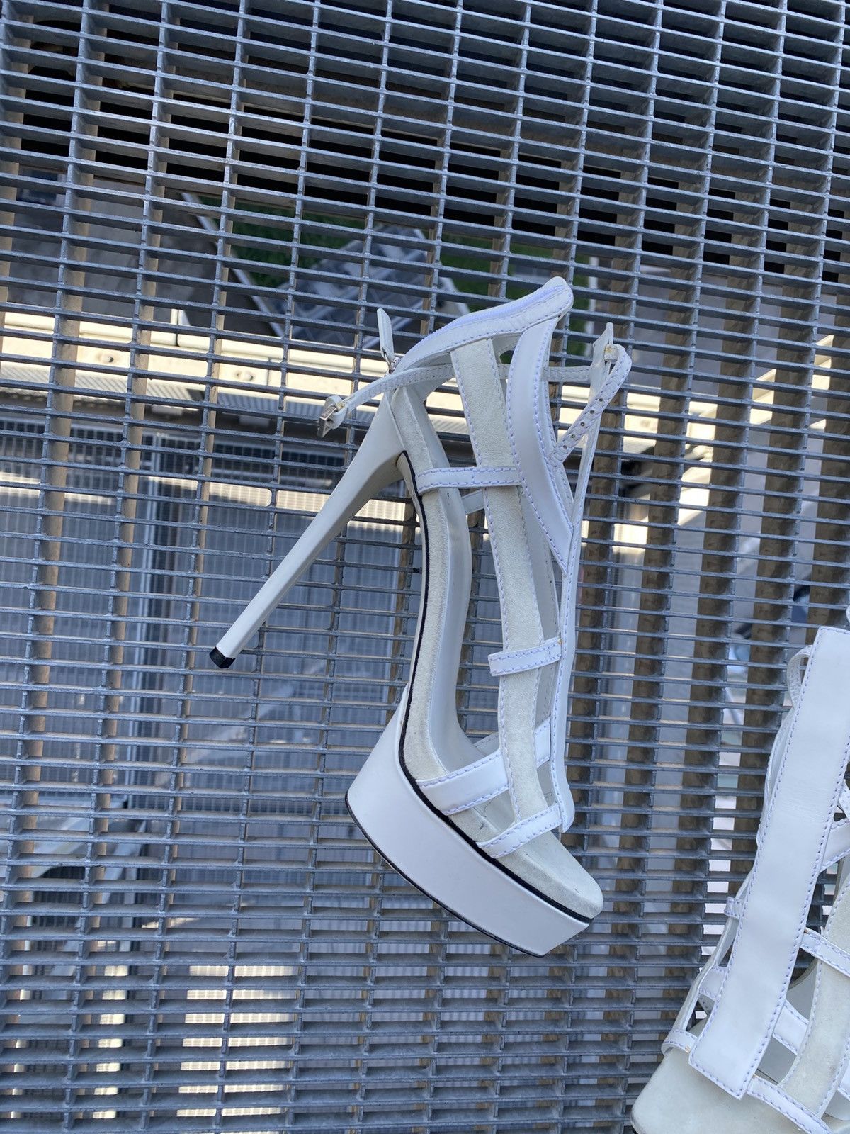 Gucci Gucci Leather Heel Sandals Size US 9 / IT 39 - 3 Thumbnail