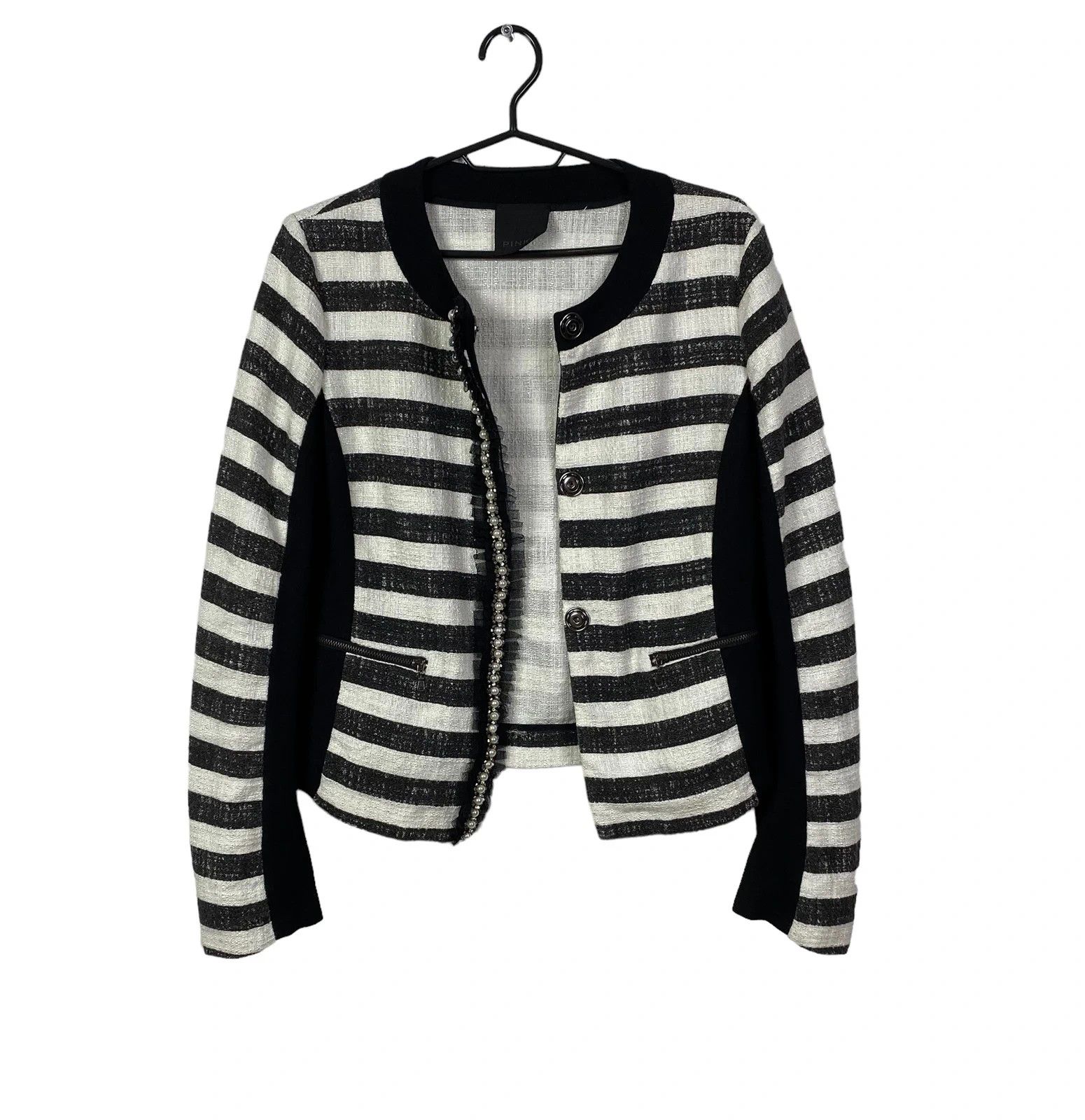 Pinko Pinko Striped Cotton Jacket size IT44 GB12 Size M / US 6-8 / IT 42-44 - 8 Thumbnail