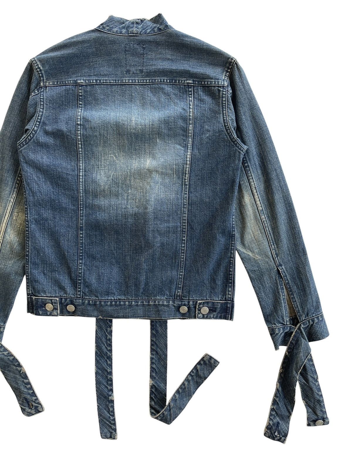 Vandalize Vandalize Distressed Bondage Denim Jacket Size M / US 6-8 / IT 42-44 - 11 Thumbnail