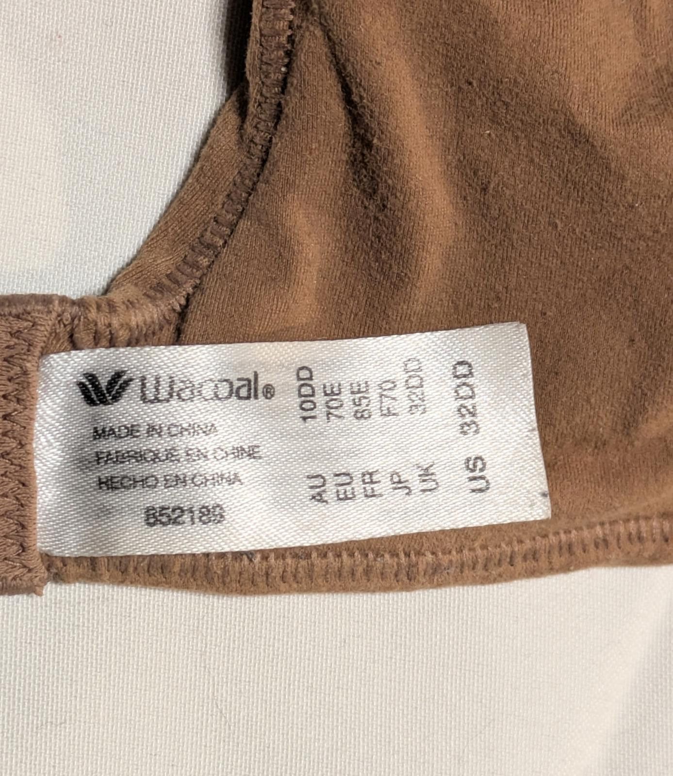 Other Wacoal 32DD Molded Padded Wireless Mocha Bra EUC Size ONE SIZE - 3 Thumbnail