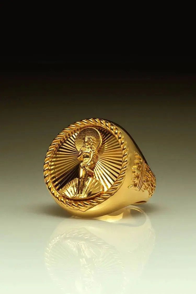 Jewelry x Stussy Cc000021 Size: 7 / Stüssy 40Th Anniversary Ring In Gold, Men's