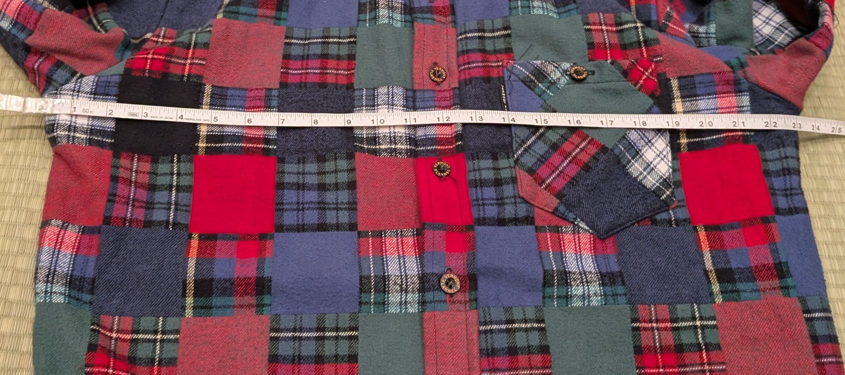 The Vermont Flannel Company Vermont Flannel Company Patchwork Design Shirt Made in USA Size US XL / EU 56 / 4 - 5 Thumbnail
