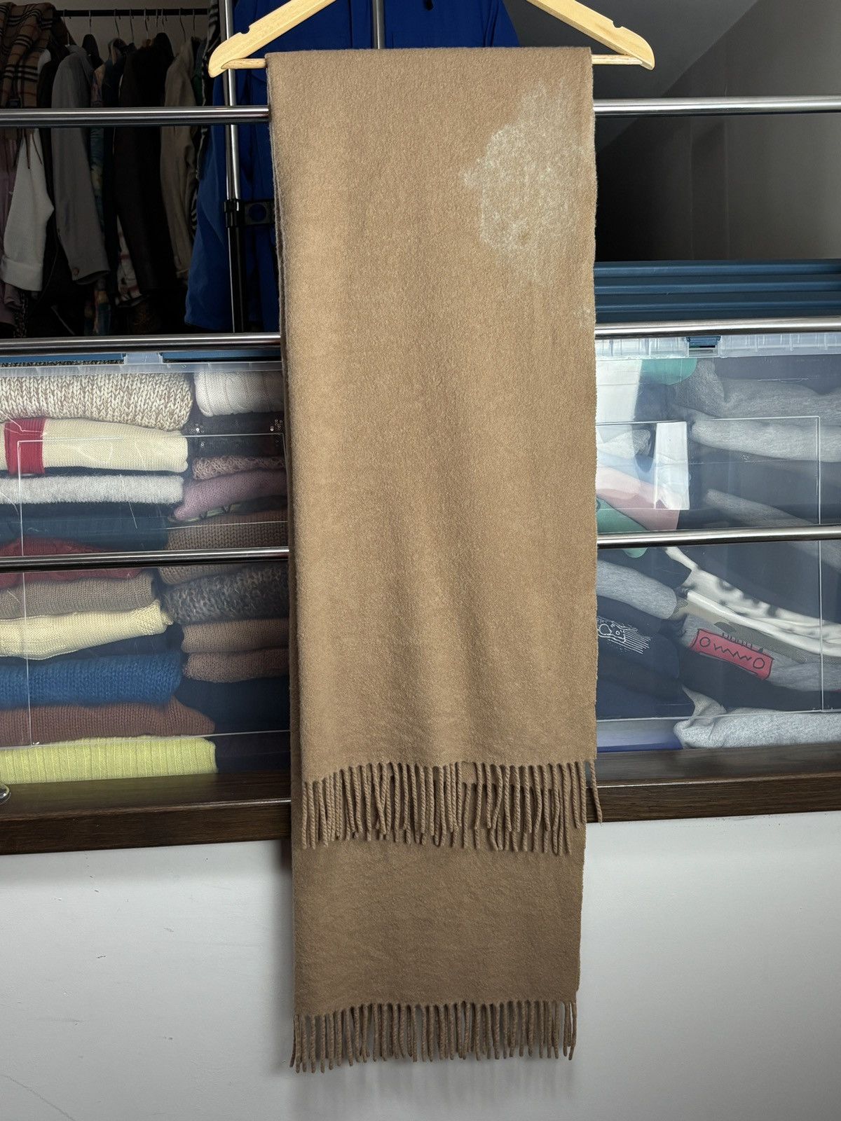 Acne Studios Acne Studios Lambswool Scarf Wool Vintage Size ONE SIZE - 4 Thumbnail