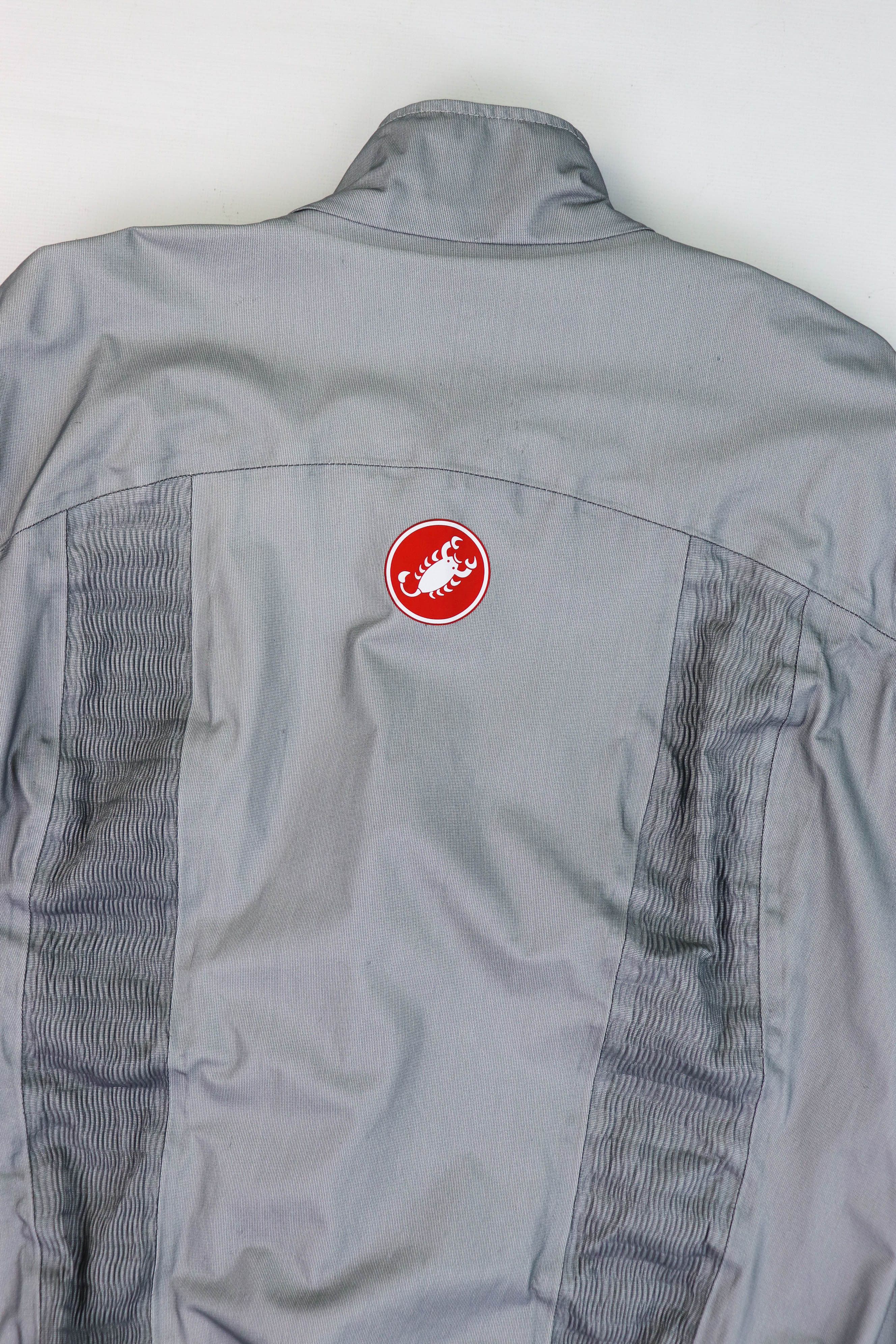 Other CASTELLI Event Waterproof Fabric Silver Gray Cycling Jacket Size US L / EU 52-54 / 3 - 6 Thumbnail