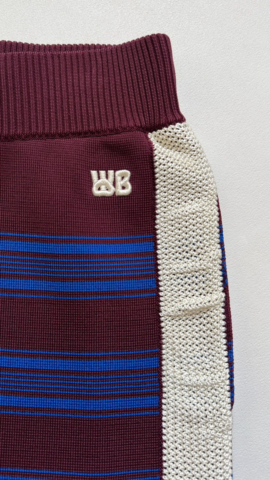 Wales Bonner Sample ‘Music’ Striped Tech Knit Shorts Size US 32 / EU 48 - 7 Thumbnail