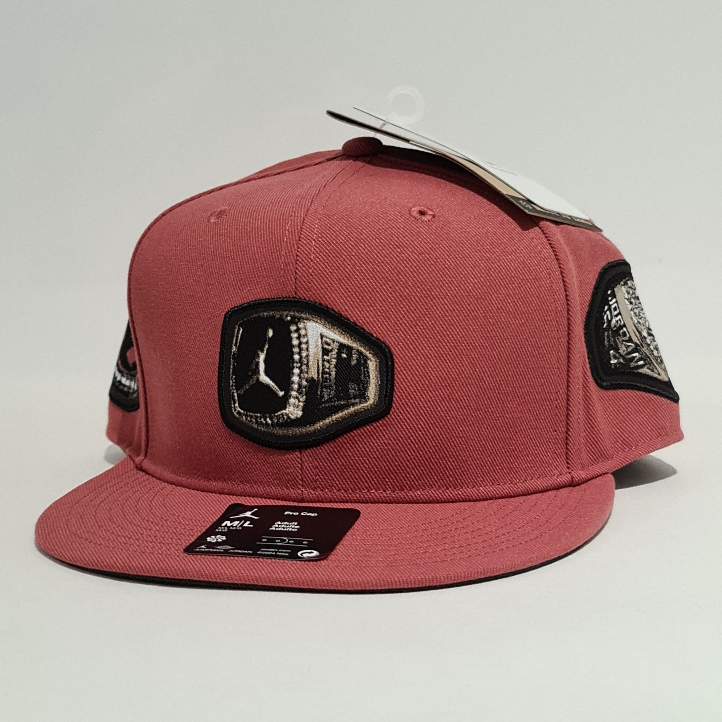 Jordan Brand Jordan Cap Snapback 'Flight MVP Champs Rings' Blush Red Size ONE SIZE - 1 Thumbnail