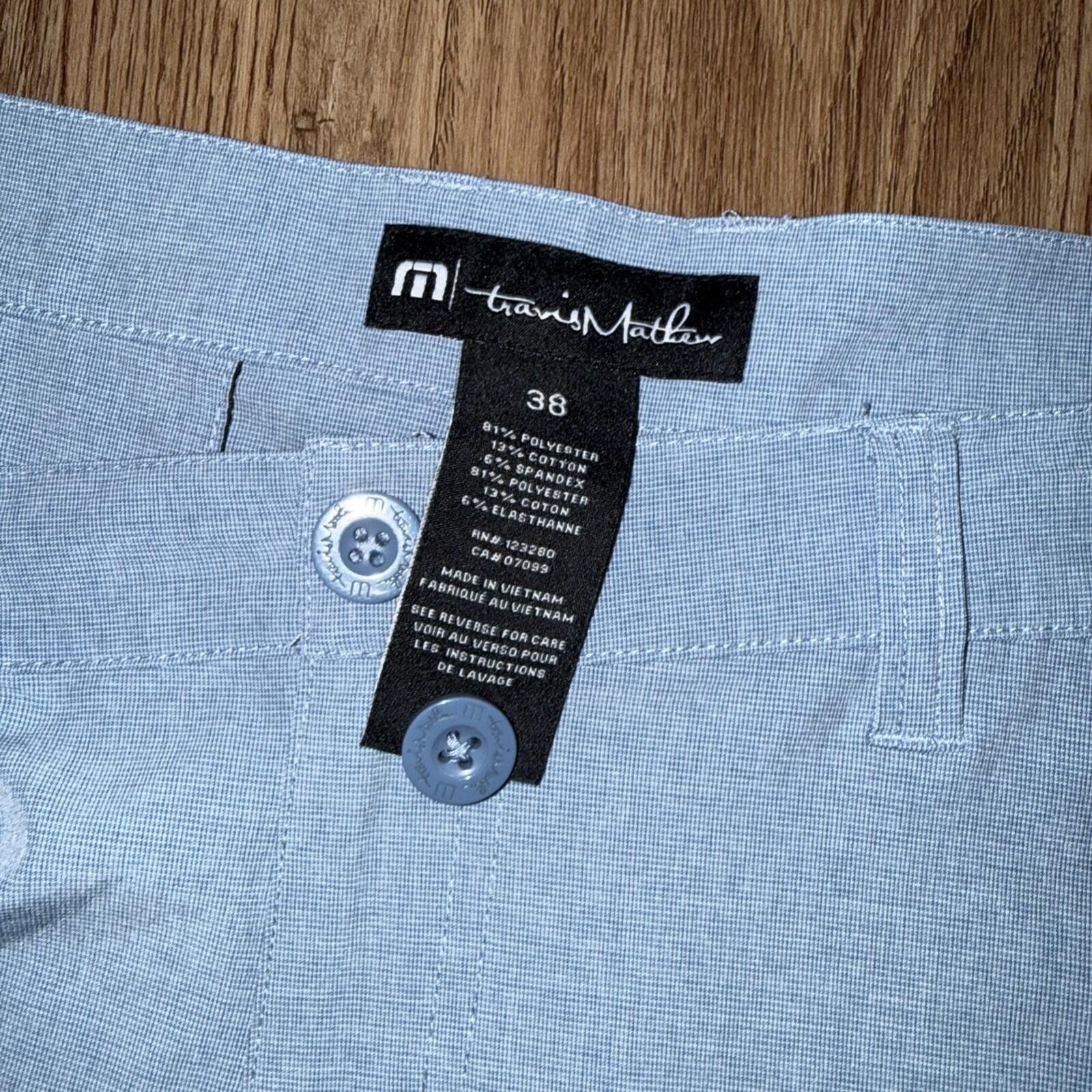 TravisMathew Travis Mathew Shorts Blue Beck Stretch Performance Golf Size US 38 / EU 54 - 4 Thumbnail