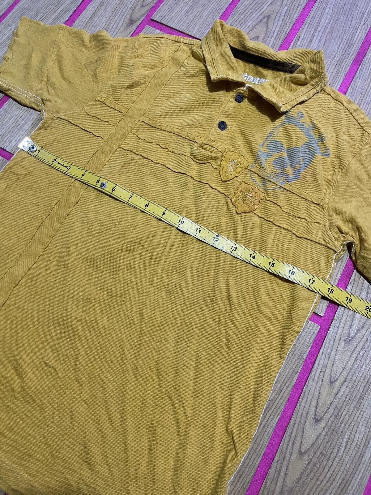 If Six Was Nine Y2K ON BOARD polo tshirt motif skull vintage style Size US M / EU 48-50 / 2 - 14 Thumbnail