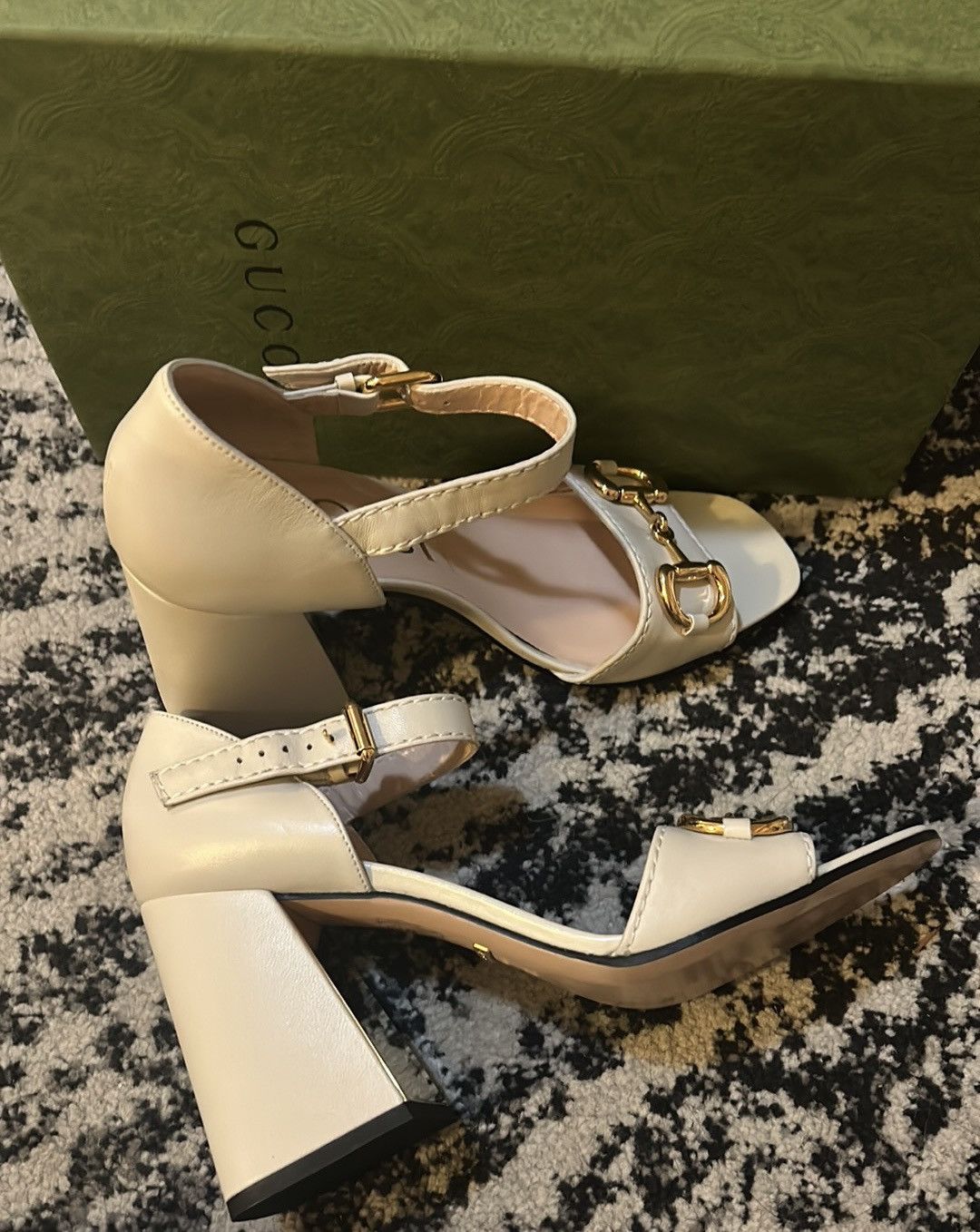 Gucci Gucci Horsebit Block Heel Sandals Size US 10.5 / IT 40.5 - 5 Thumbnail