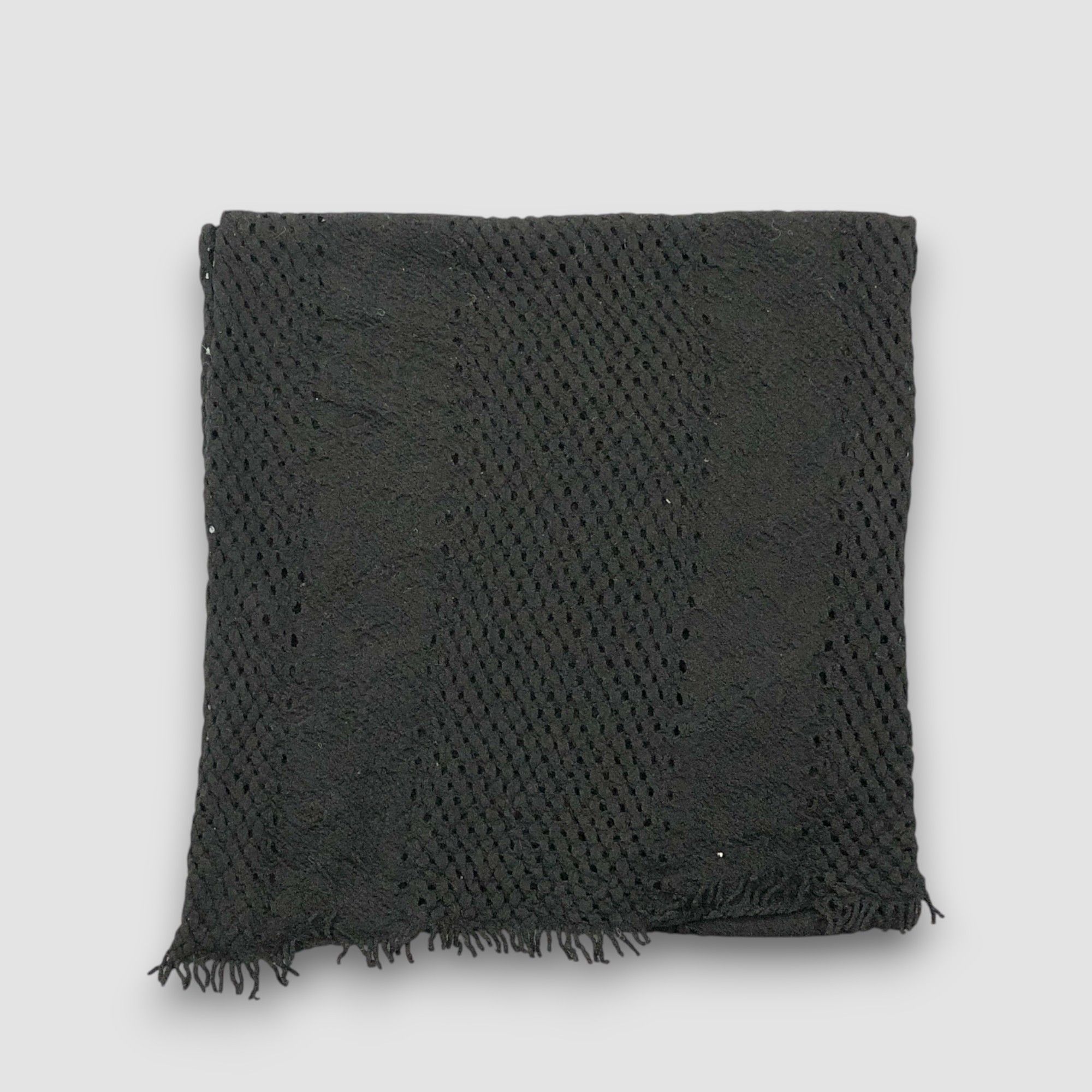 Zucca Vintage Zucca de Cabane Scarf Muffler Wool Winter Scarves Size ONE SIZE - 2 Thumbnail