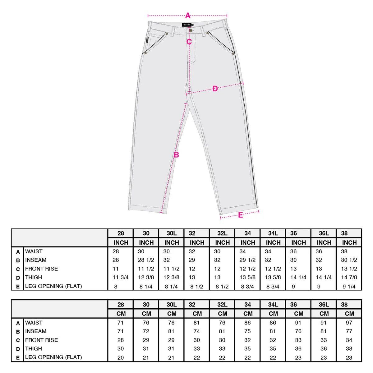 Quasi Skateboards Skate Pants Size US 30 / EU 46 - 4 Thumbnail