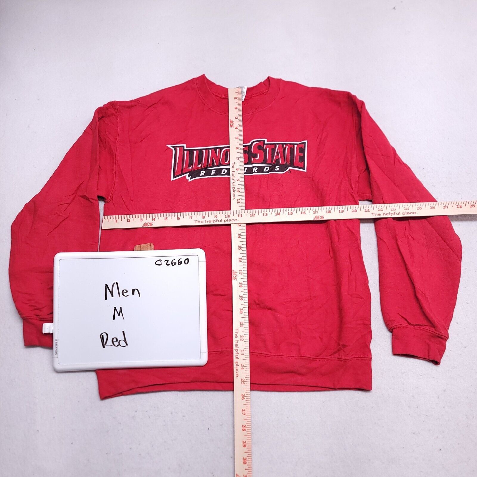 Gildan Illinois State Redbirds Sweatshirt Mens Size M Red Gildan Size US M / EU 48-50 / 2 - 7 Thumbnail
