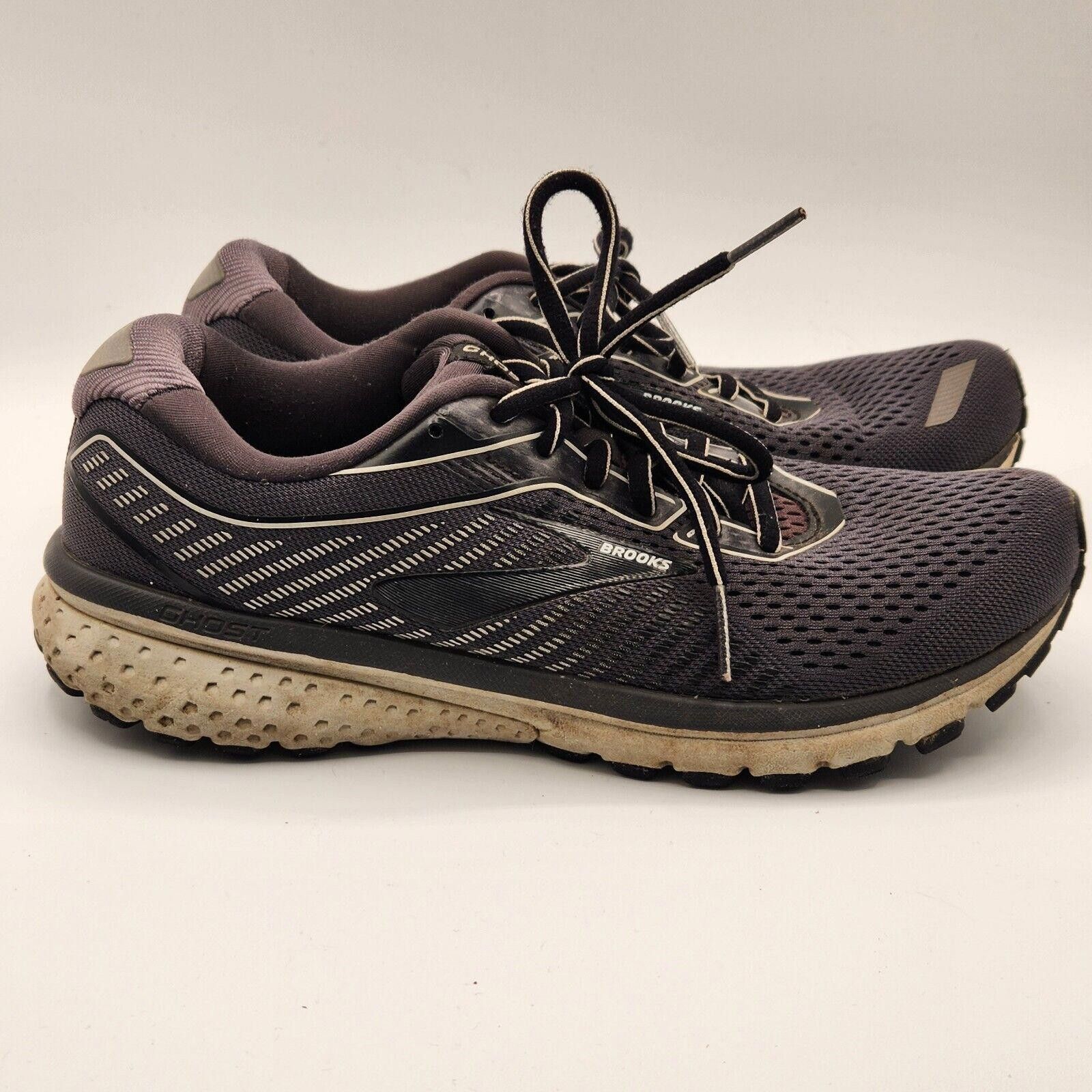 Brooks Womens Brooks Ghost 12 Running Shoes Gray Size 7.5 Size US 7.5 / IT 37.5 - 9 Thumbnail