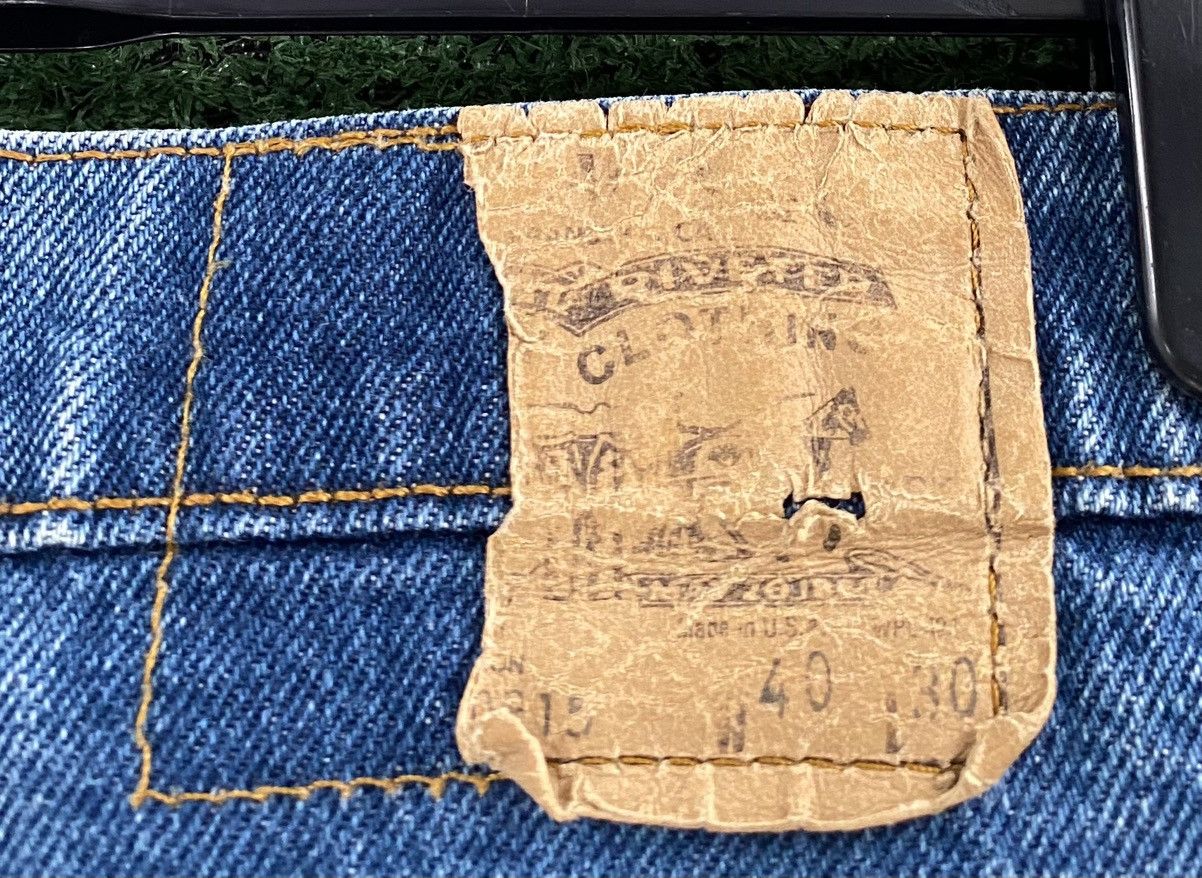 Levi's VTG 80’s Levi’s 40505-0215 Orange Tab Distressed Jeans Sz 38 Size US 38 / EU 54 - 7 Thumbnail
