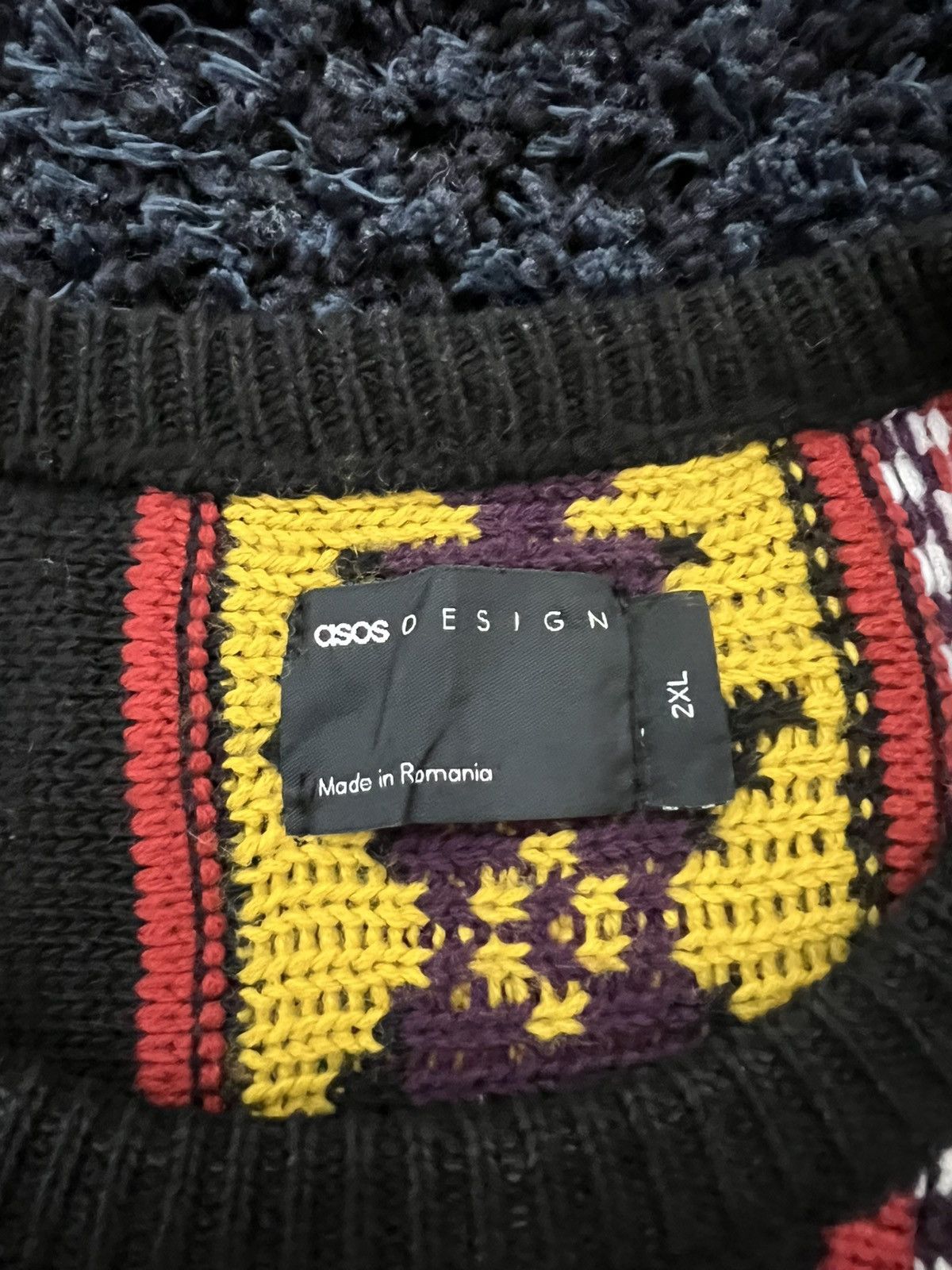 Vintage ASOS Design Coogi knit sweater red 2XL Size US XXL / EU 58 / 5 - 3 Thumbnail