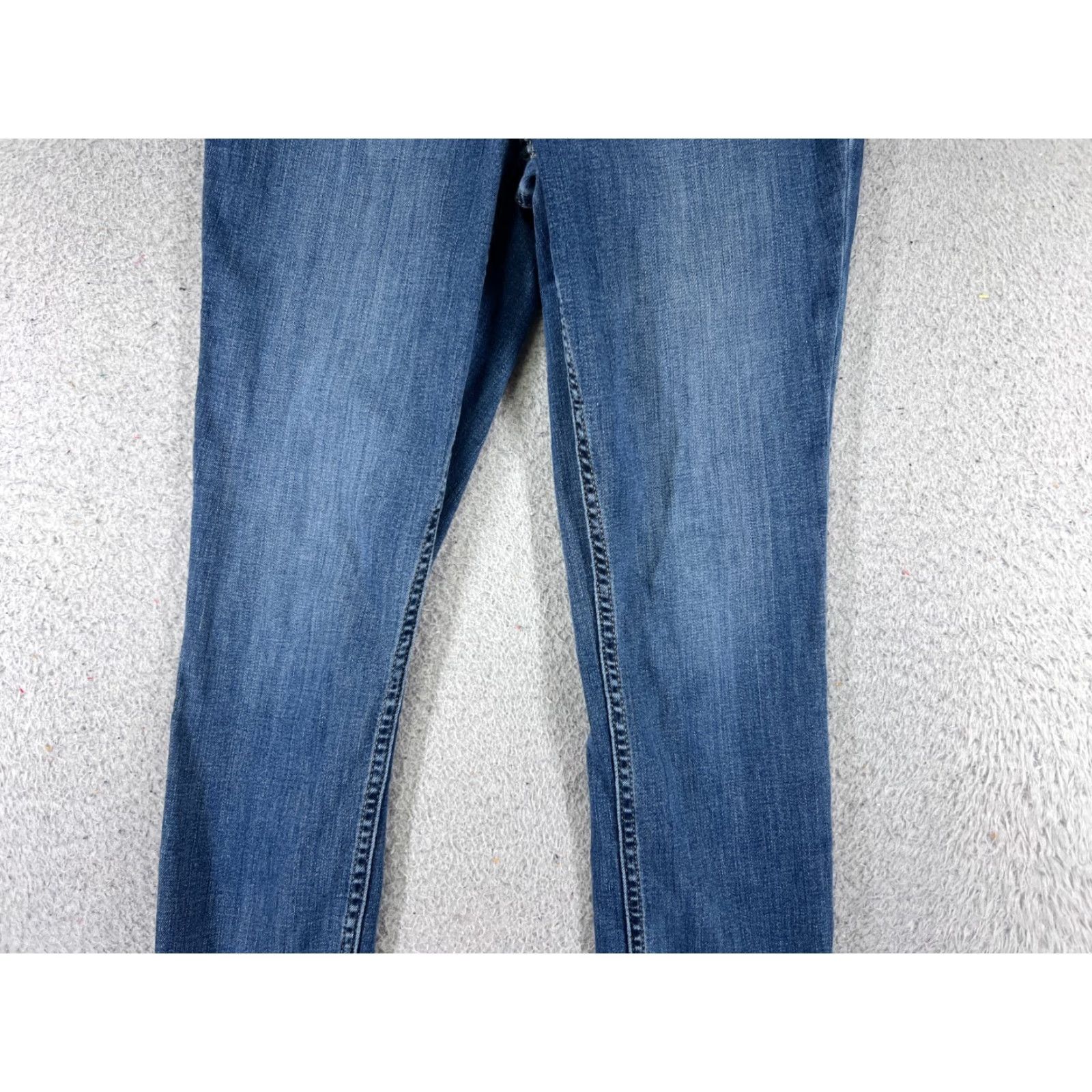 Calvin Klein Calvin Klein Jeans Women 27 Blue Skinny Ankle Zip High Rise Cotton Blend 24x26 Denim 5-Pocket Womens Modern American Designer Size 27" / US 4 / IT 40 - 3 Thumbnail