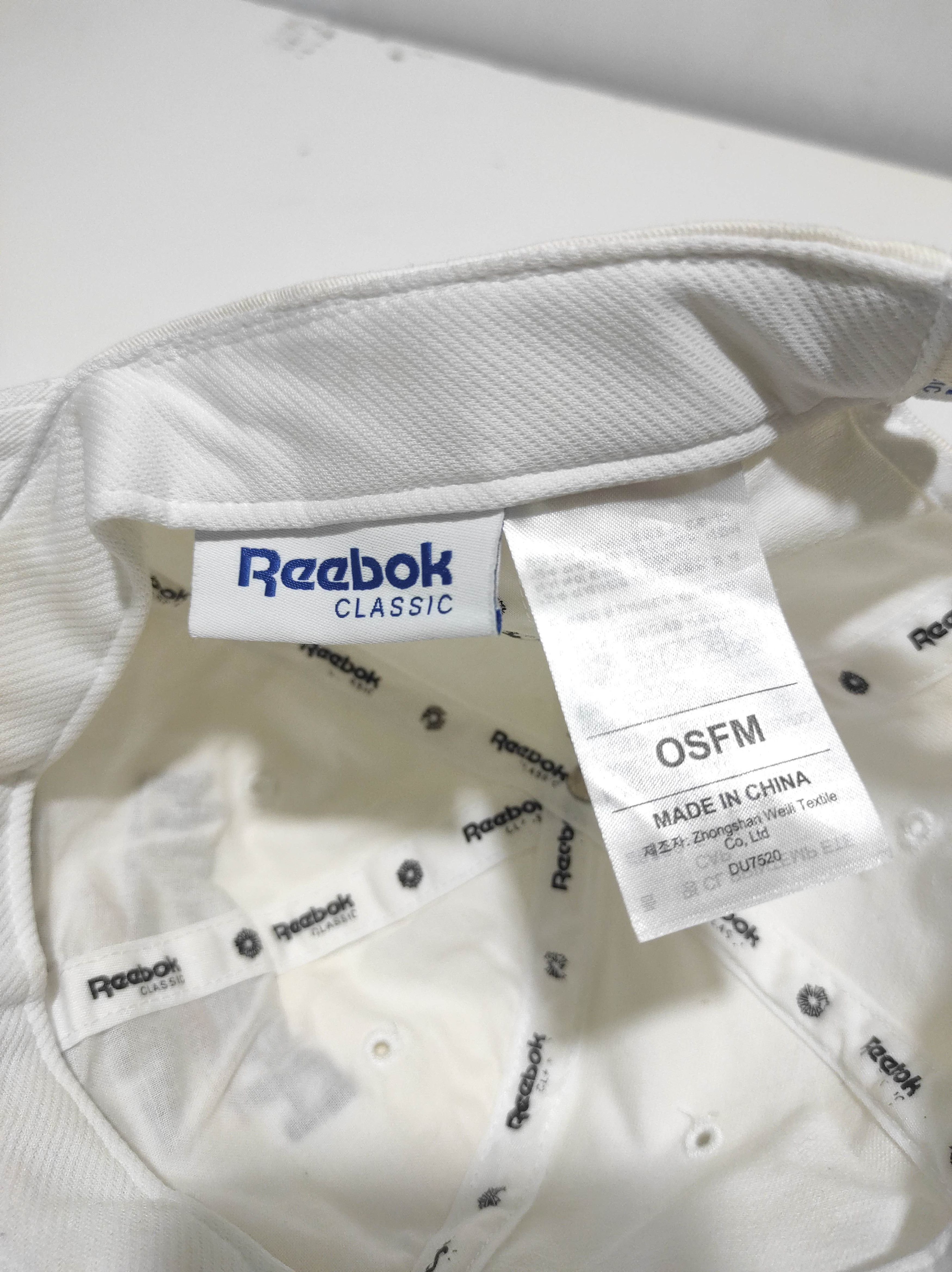 Reebok Vintage Reebok big logo Hat Cap Size ONE SIZE - 8 Thumbnail