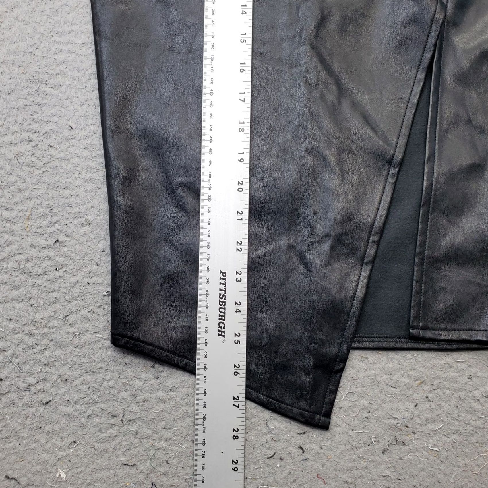 Vintage Romeo & Juliet Couture Pencil Skirt Womens Size S Black Asymmetric Wrap Back Zip Size 28" / US 6 / IT 42 - 3 Thumbnail