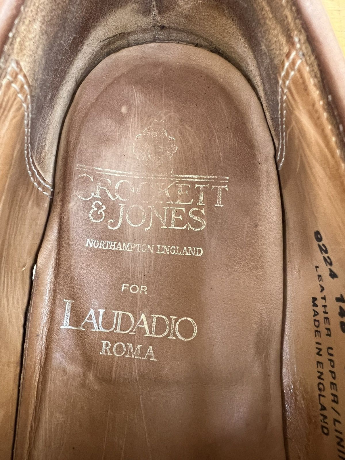 Crockett & Jones Crockett & Jones Eaton' Brown Leather Loafers Size UK 7 E Size US 8 / EU 41 - 14 Thumbnail