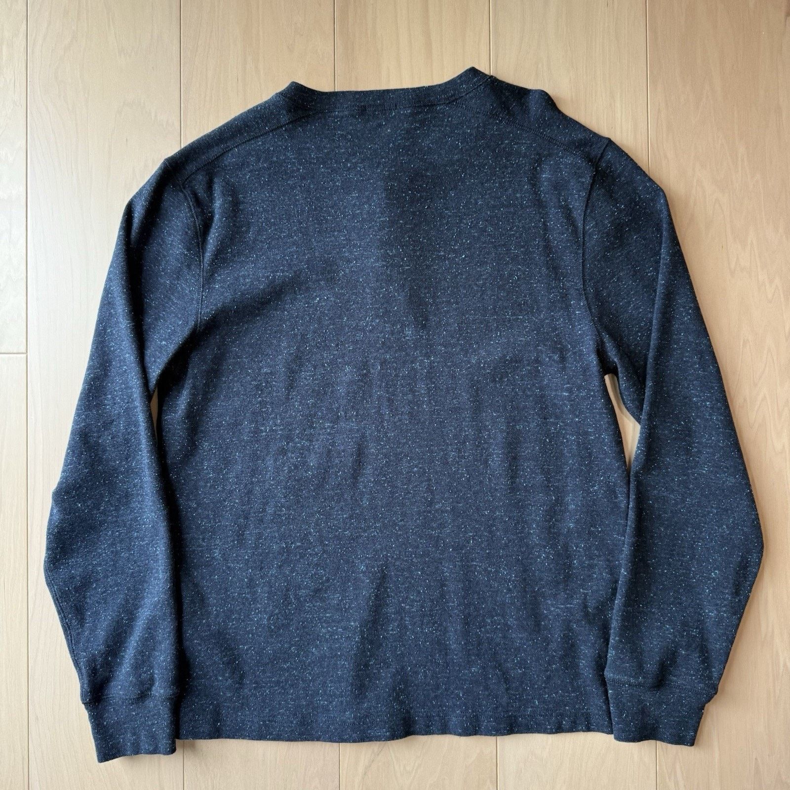 J.Crew J Crew Oarsman Henley Shirt XL Blue Long Sleeve Cotton Size US XL / EU 56 / 4 - 8 Thumbnail
